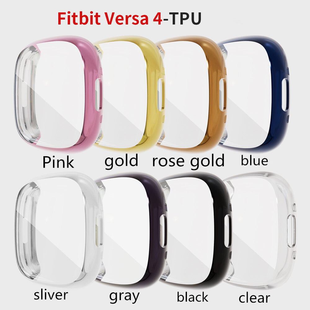 Case for Fitbit Versa 4 TPU Case Full Screen 360° Protector Bumper Shell Cover - product image 2