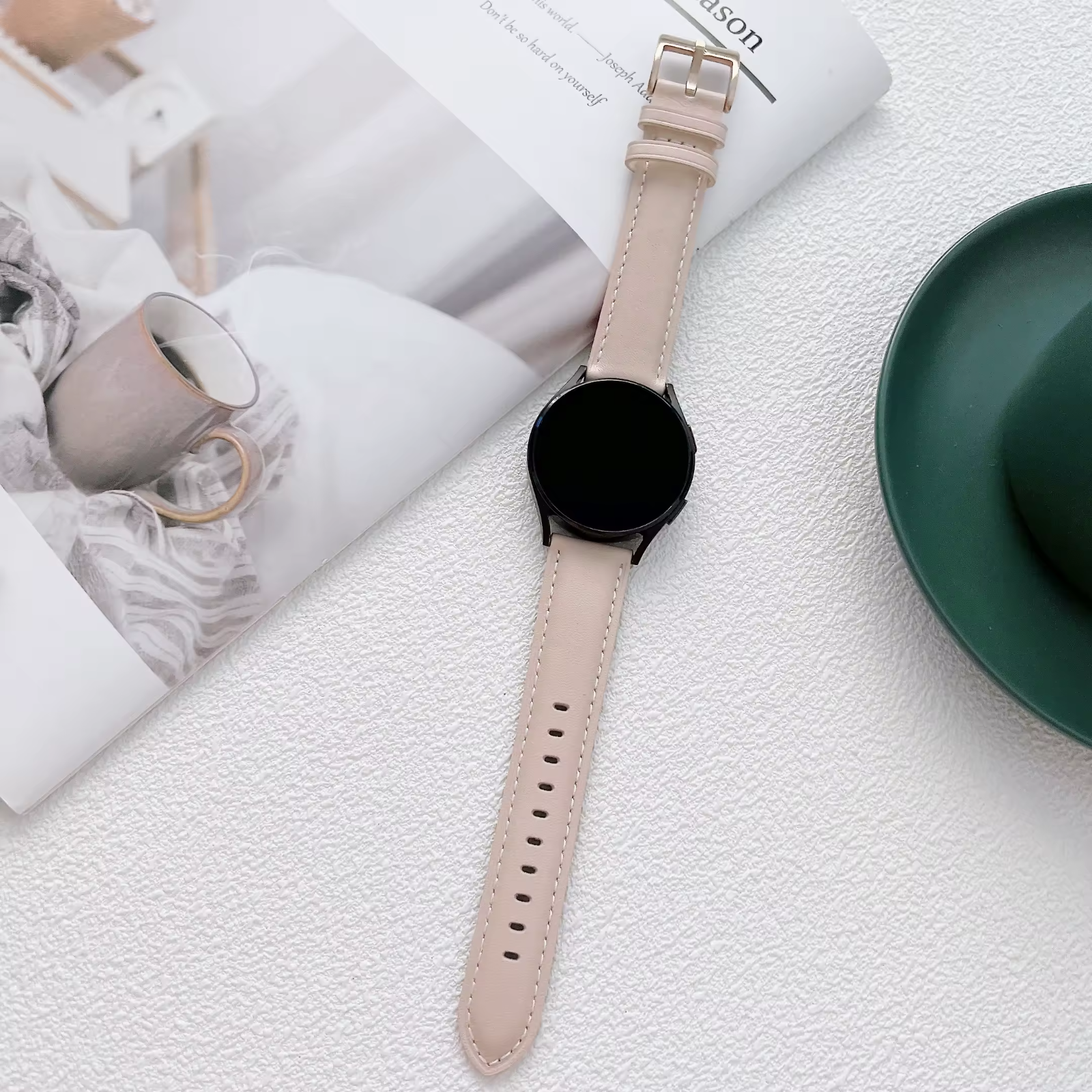 Genuine Leather Watch Strap Band 20mm 22mm Quick Release 10 Colours Luxury - product image 21