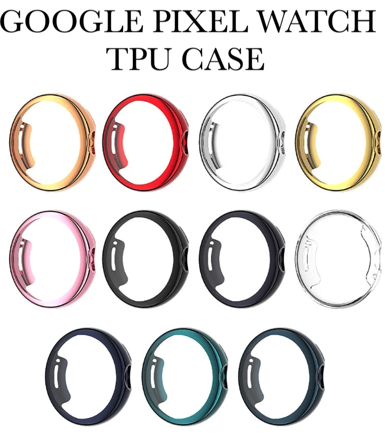 Google Pixel Watch 1 / 2 / 3 Case TPU Cover Screen Protector Bumper 360° Protection - product image 1