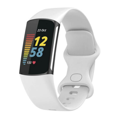 Strap for Fitbit Charge 6 / Charge 5 Watch Soft Silicone Sports Band Luxury Soft - product image 14