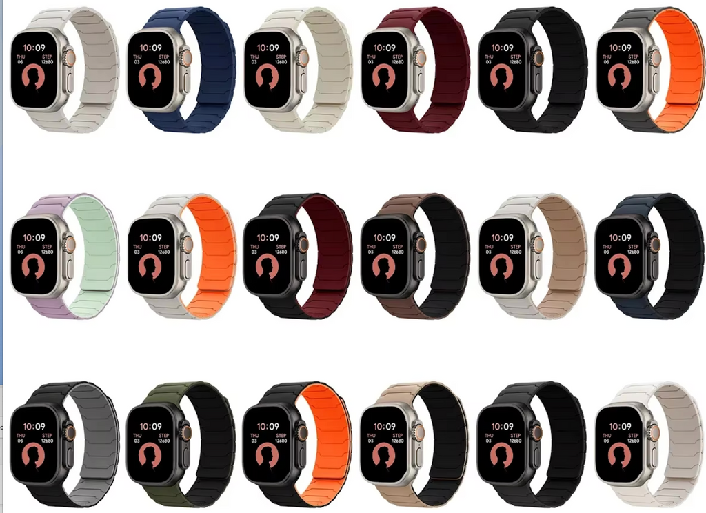 Magnetic Silicone Strap Band for Apple Watch Series 11 10 9 8 7 6 5 SE Ultra - product image 2