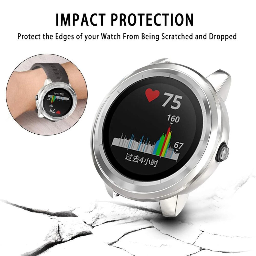 Case for Garmin Vivoactive 3 - FREE Tempered Glass Screen Protector Shell Bumper - product image 4