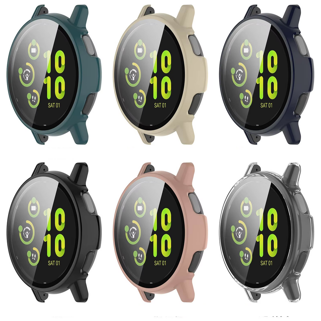 Case for Garmin Vivoactive 5 / 6 cover 2-in-1 Tempered Glass Screen Protector - product image 2