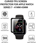 TPU Curved Screen Protector for Apple Watch Series 7 41mm 45mm Full Coverage - product image 1