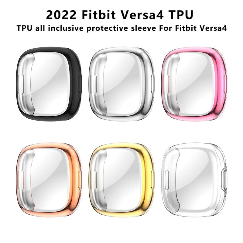Case for Fitbit Versa 4 TPU Case Full Screen 360° Protector Bumper Shell Cover - product image 1