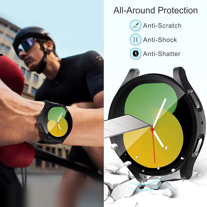 Samsung Galaxy Watch 4 / 5 / 6 / 7 40 / 44mm 2-in-1 Bumper + Full Cover Screen Protector - product image 6
