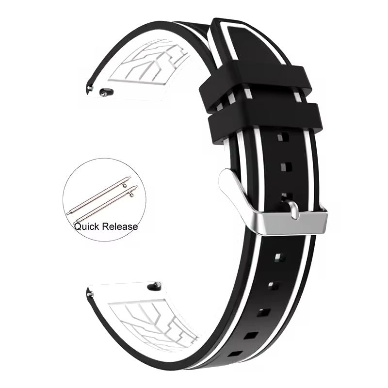 Watch Strap for Radley Series 5 6 7 11 19 20 Premium Silicone Dual Colour 20mm - product image 5