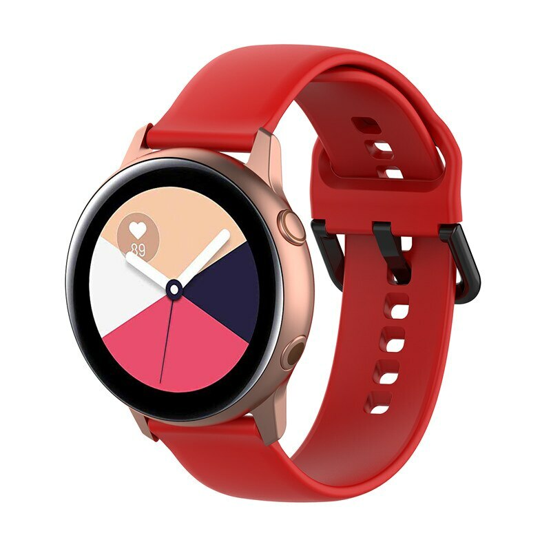 20mm Watch Strap for Garmin Vivoactive 5 / 6 Forerunner 245 645 265 Silicone - product image 4