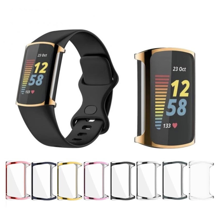 Fitbit Charge 5 / 6 Case TPU Cover Screen Protector Bumper Shell Thin Design - product image 1