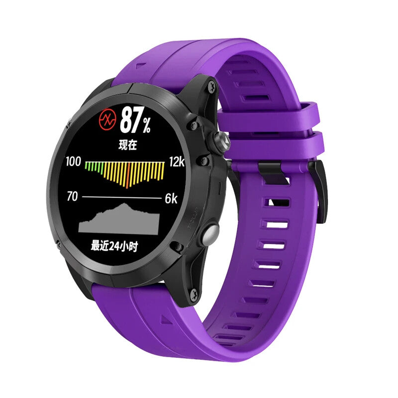 Silicone Watch Strap for Garmin Fenix 8 7 6 × / Pro Epix Gen2 QuickFit 20 / 22 / 26mm - product image 18