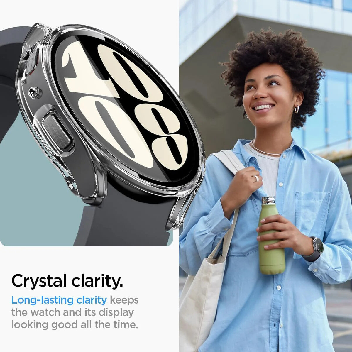 Samsung Galaxy Watch 4 / 5 / 6 / 7 40 / 44mm 2-in-1 Bumper + Full Cover Screen Protector - product image 8