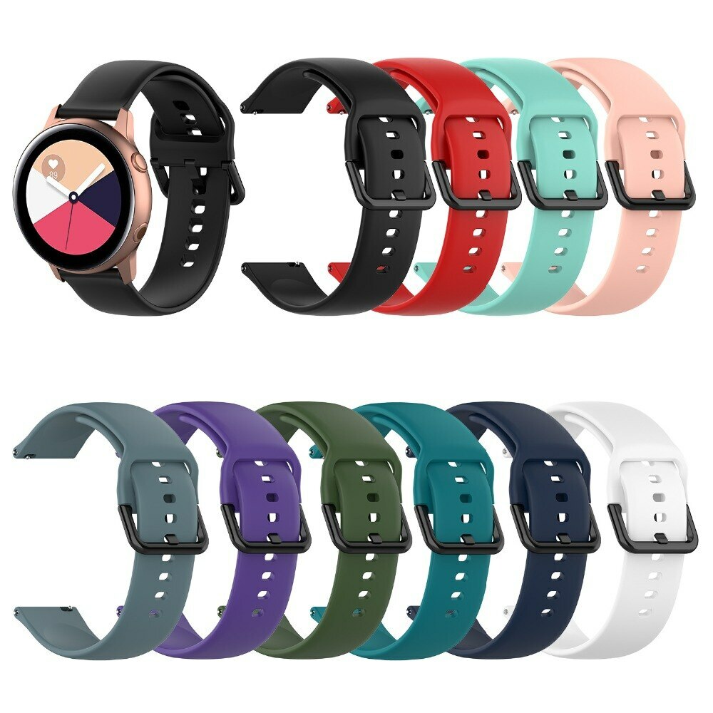 Silicone Sport Band Strap 20mm for Garmin Vivoactive 3 Wristband Replacement - product image 1