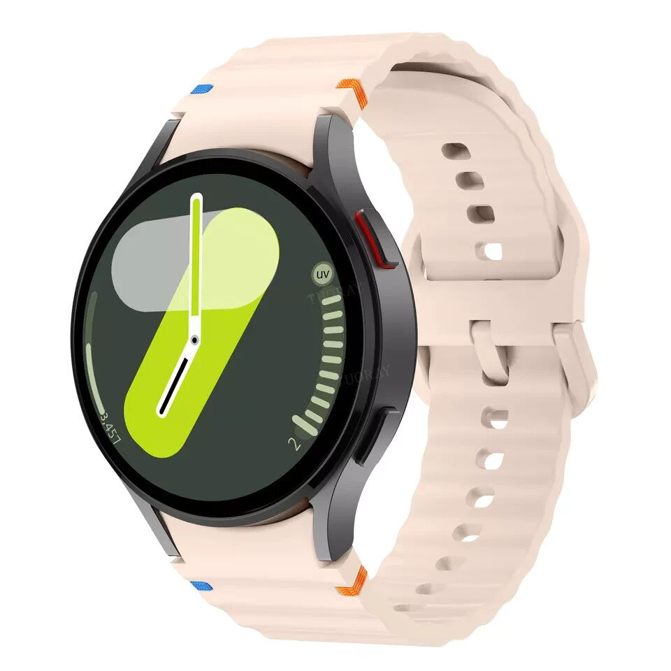 Strap for Samsung Galaxy Watch 9 8 7 6 5 4 40 / 44mm Classic Silicone Band 20mm - product image 24