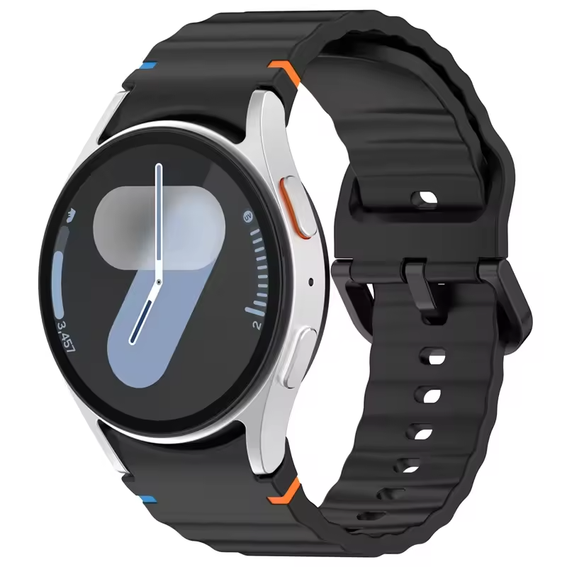 Strap for Samsung Galaxy Watch 9 8 7 6 5 4 40 / 44mm Classic Silicone Band 20mm - product image 16