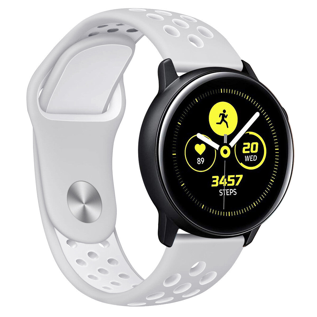 Silicone Sports Strap for Smartwatch | 20mm & 22mm Band | Breathable Perforated - product image 18