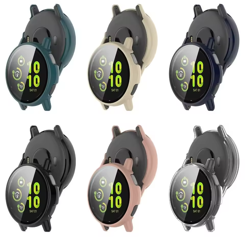 Case for Garmin Vivoactive 5 / 6 cover 2-in-1 Tempered Glass Screen Protector - product image 3