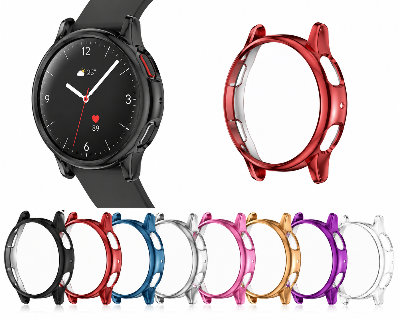 Samsung Galaxy Watch Active 2 TPU Protective Case Cover 40mm 44mm Full Screen - product image 1