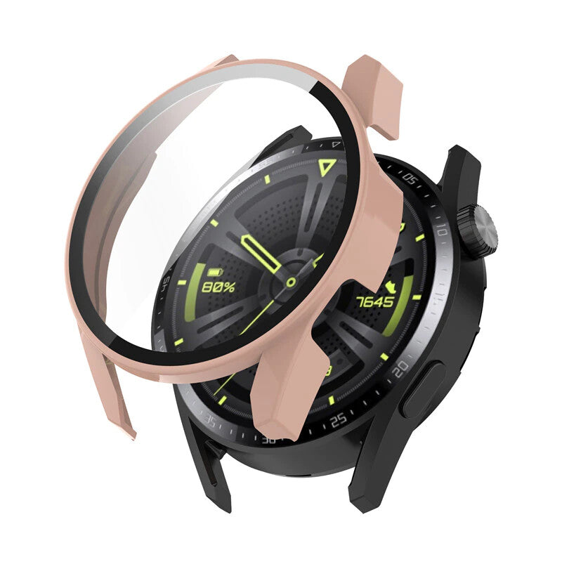 Huawei GT3 Case + Tempered Glass Superior Smartwatch Screen Protector 42mm 44mm - product image 17