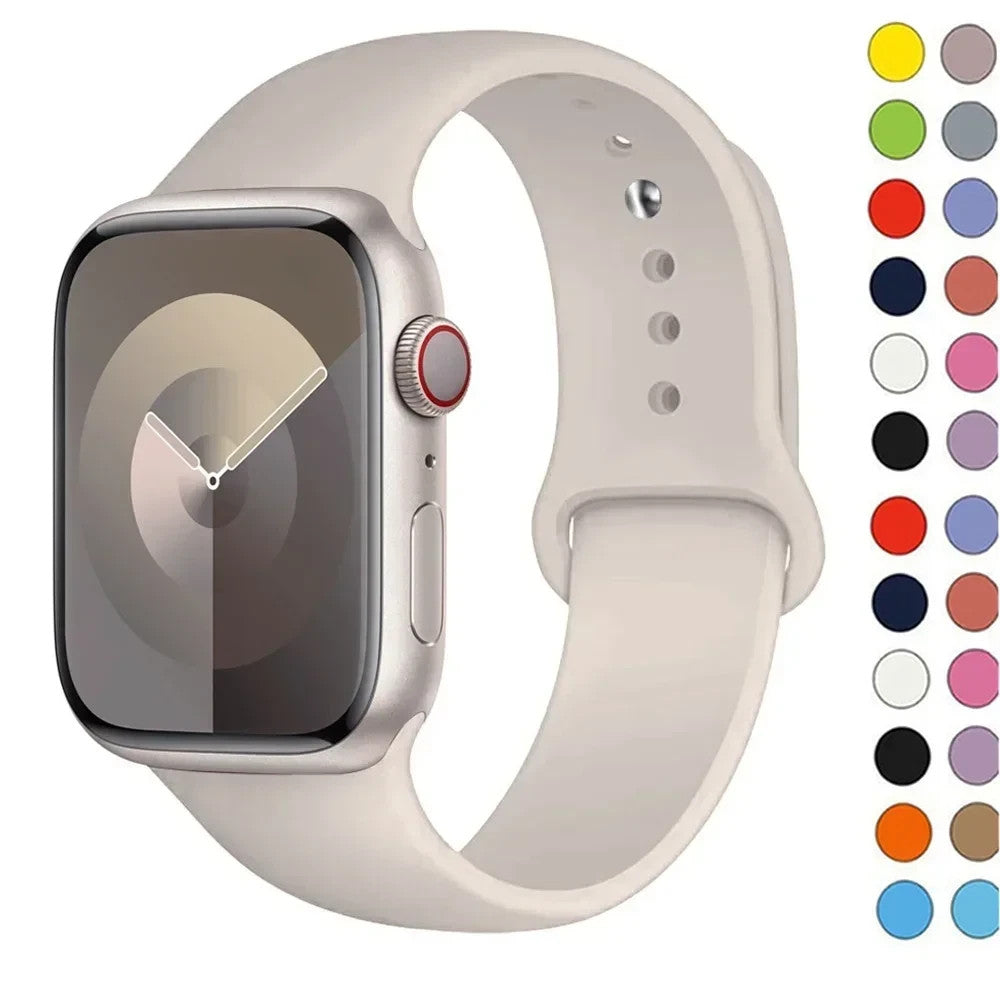 for Apple Watch Silicone Strap Band Series 11 10 9 8 7 6 5 4 SE 38 40 42 44 45mm - product image 3