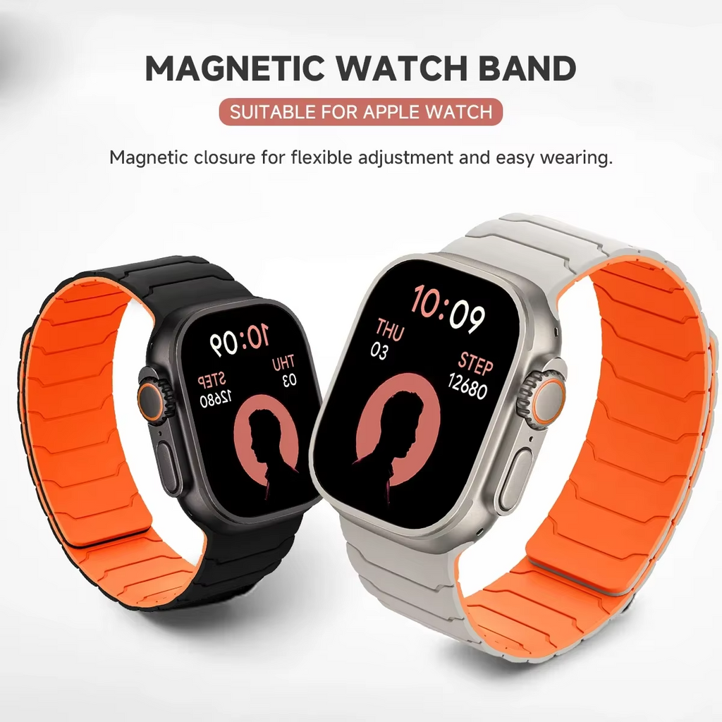 Magnetic Silicone Strap Band for Apple Watch Series 11 10 9 8 7 6 5 SE Ultra - product image 1