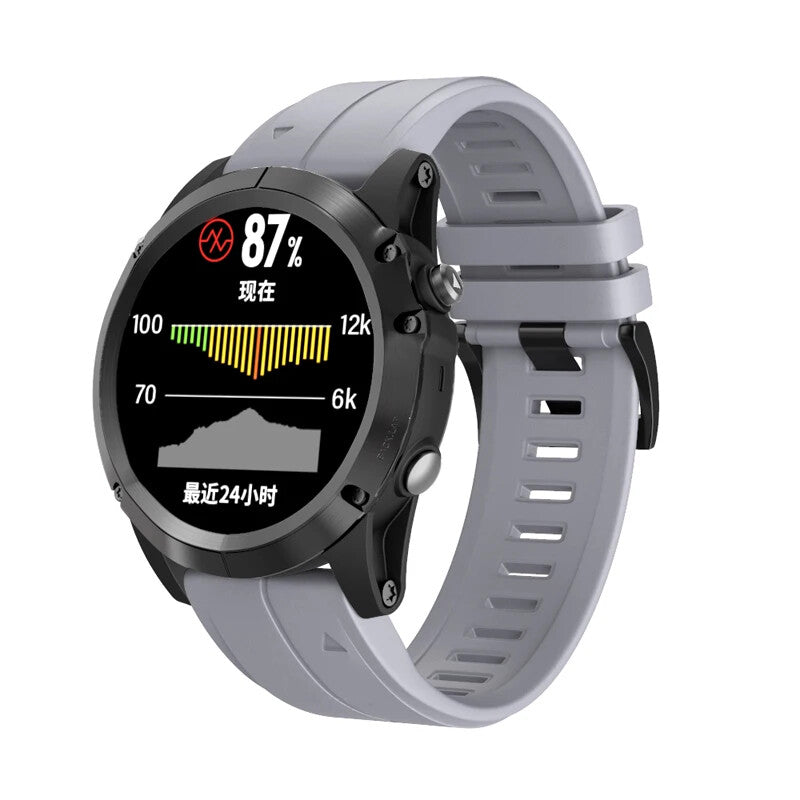 Premium Soft Silicone Garmin Fenix Strap QuickFit 22mm / 26mm – Ultra Comfort - product image 21