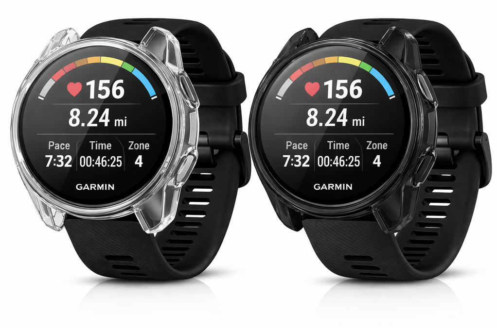 Case for Garmin Forerunner 165 255 265 955 965 970 570 + Glass Screen Protector - product image 1