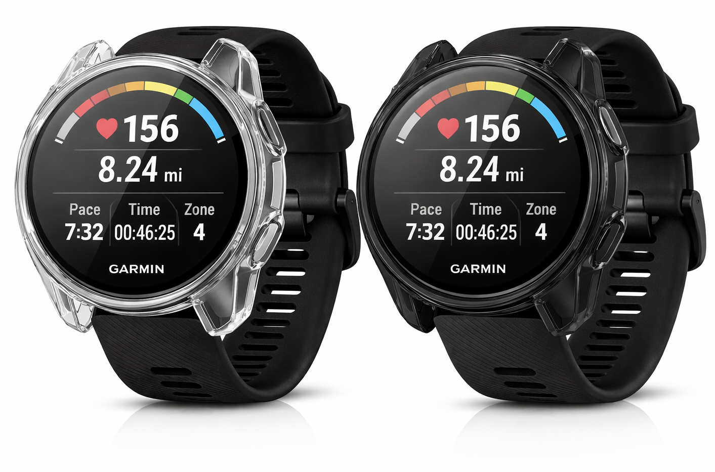 Case for Garmin Forerunner 165 255 265 955 965 970 570 + Glass Screen Protector - product image 1