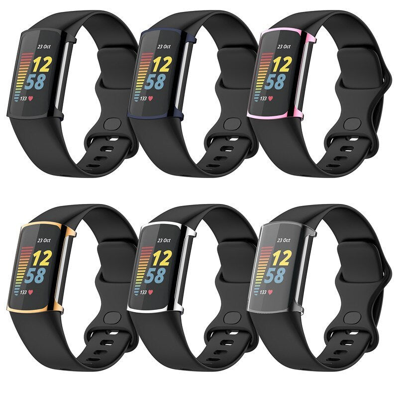 Fitbit Charge 5 / 6 Case TPU Cover Screen Protector Bumper Shell Thin Design - product image 2