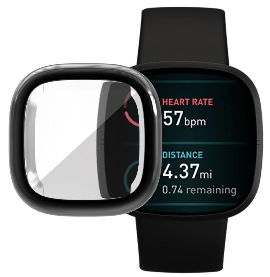 for Fitbit Versa 3 / Sense Screen Protector TPU Case Watch Full Cover 360 Shell - product image 11