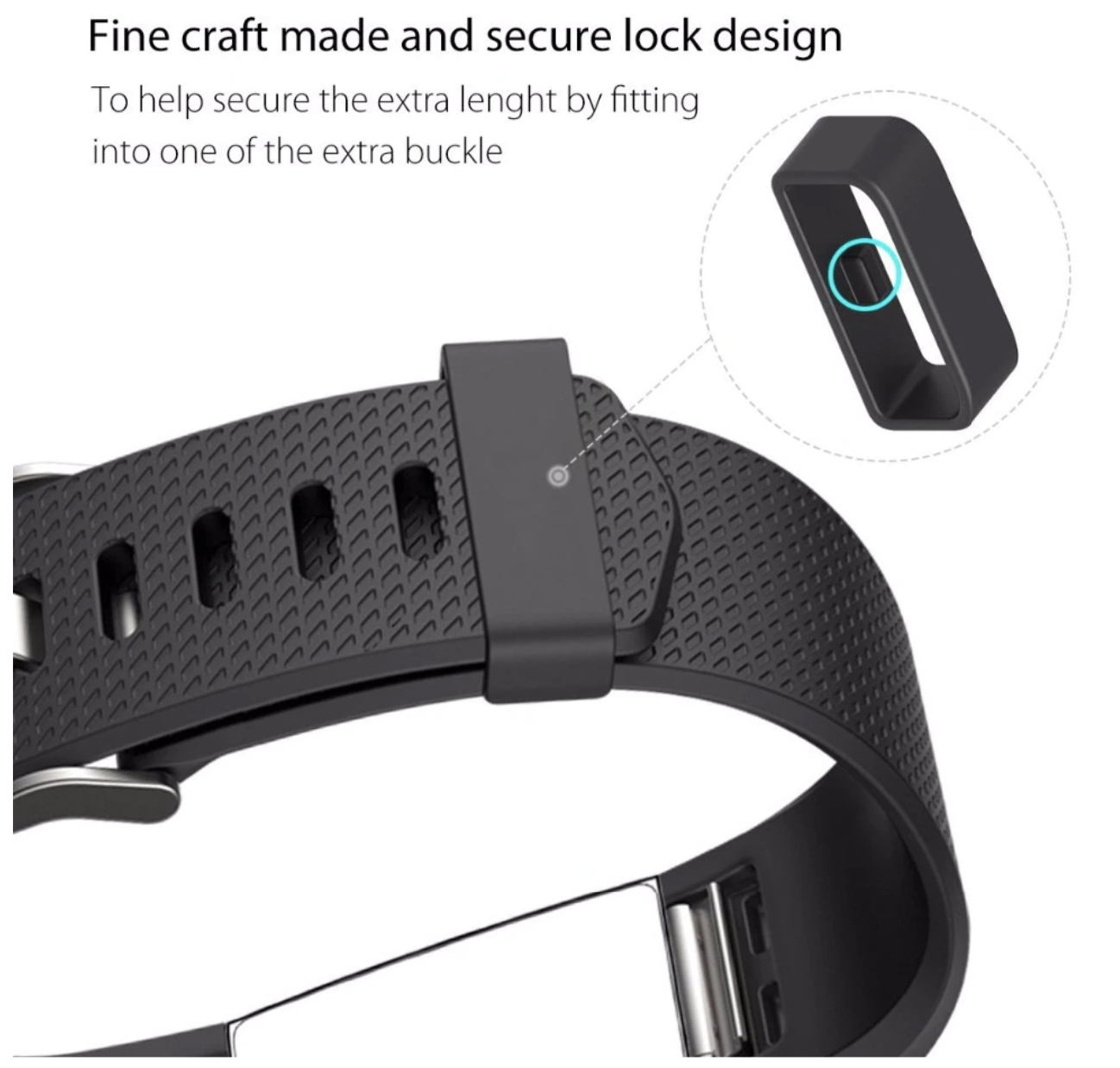 Watch Strap for Fitbit Charge 2 Silicone Wristband Sports Band Wrist Straps - product image 6