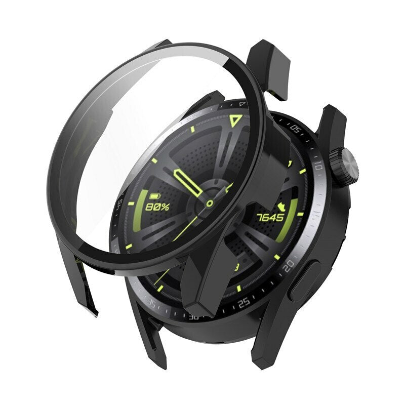 Huawei GT3 Case + Tempered Glass Superior Smartwatch Screen Protector 42mm 44mm - product image 13
