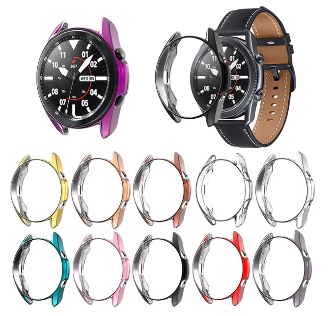 Case for Samsung Galaxy Watch 3 41mm 45mm Cover Glass Screen Protector TPU UK - product image 1