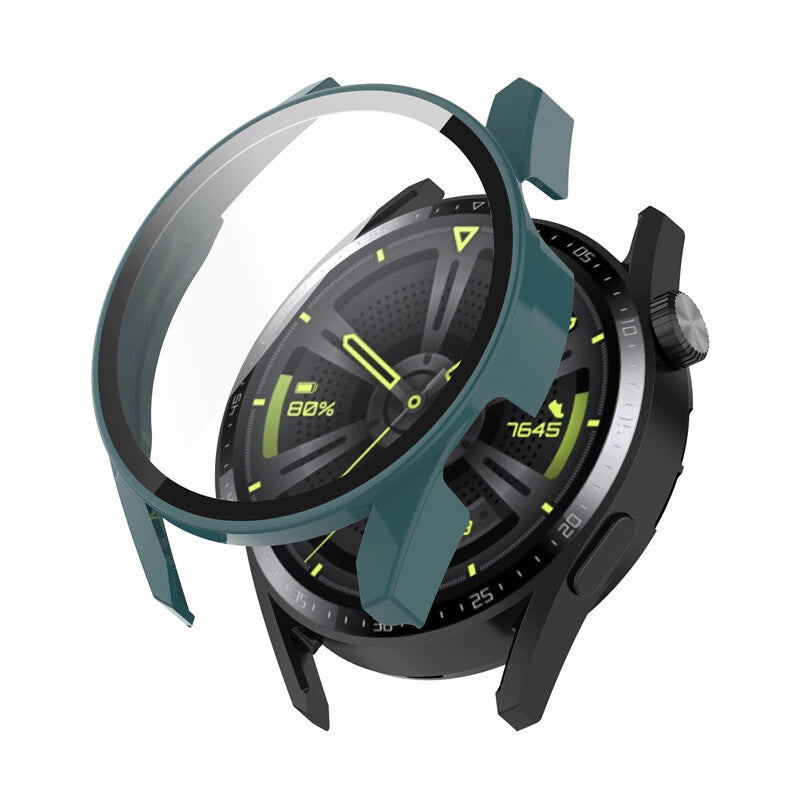 Huawei GT3 Case + Tempered Glass Superior Smartwatch Screen Protector 42mm 44mm - product image 5