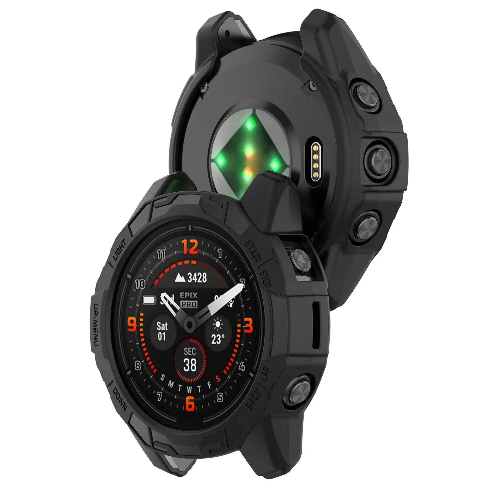 Case for Garmin Fenix 7 7S 7X Epix Pro 42 47 51 Tempered Glass Screen Protector - product image 17