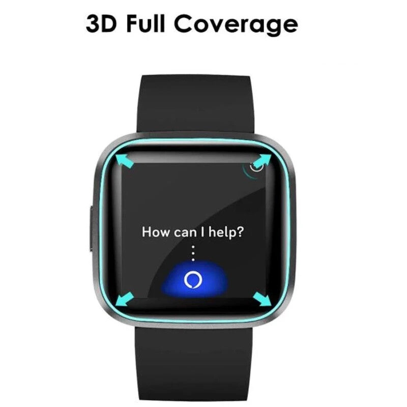 2 × Screen Protectors for Fitbit Versa / 2 / 3 / 4 / Sense - 3D Curved Soft Film - product image 5