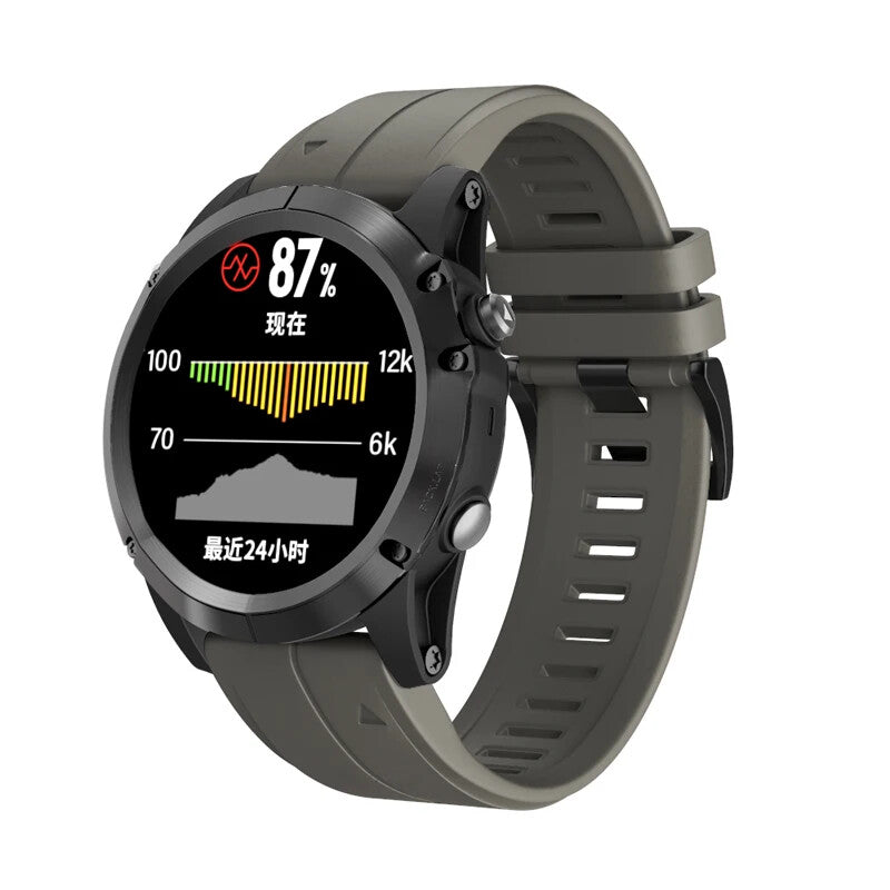 Premium Soft Silicone Garmin Fenix Strap QuickFit 22mm / 26mm – Ultra Comfort - product image 22