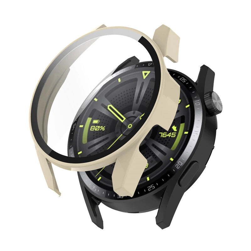 Huawei GT3 Case + Tempered Glass Superior Smartwatch Screen Protector 42mm 44mm - product image 18