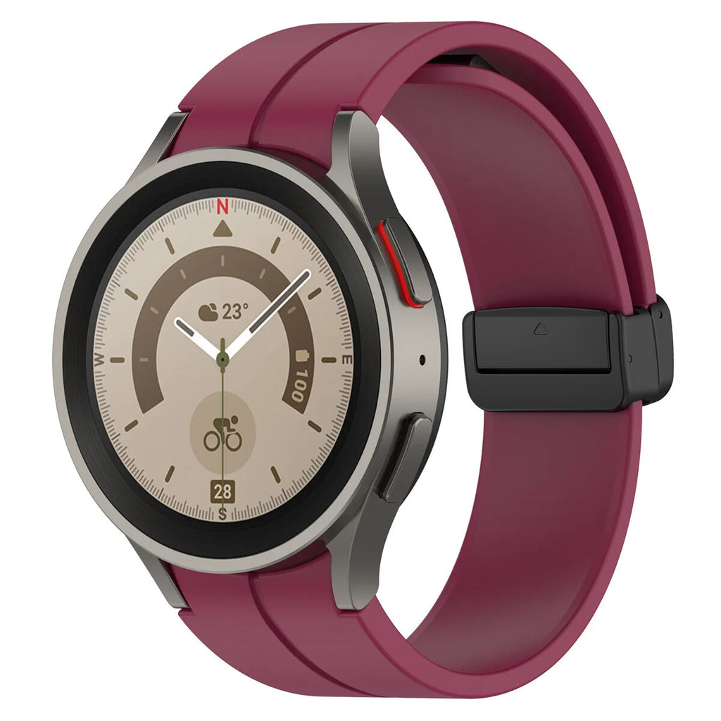 Silicone Strap for Samsung Galaxy Watch 7 6 5 4 40 / 44mm Magnetic D-Buckle Clasp - product image 13