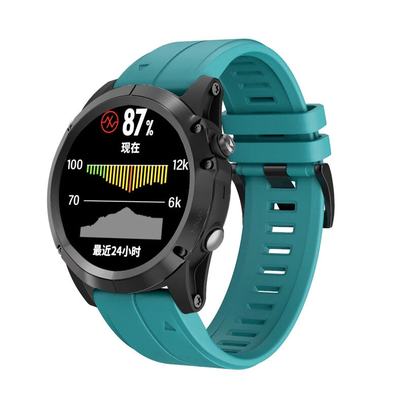 Premium Soft Silicone Garmin Fenix Strap QuickFit 22mm / 26mm – Ultra Comfort - product image 19
