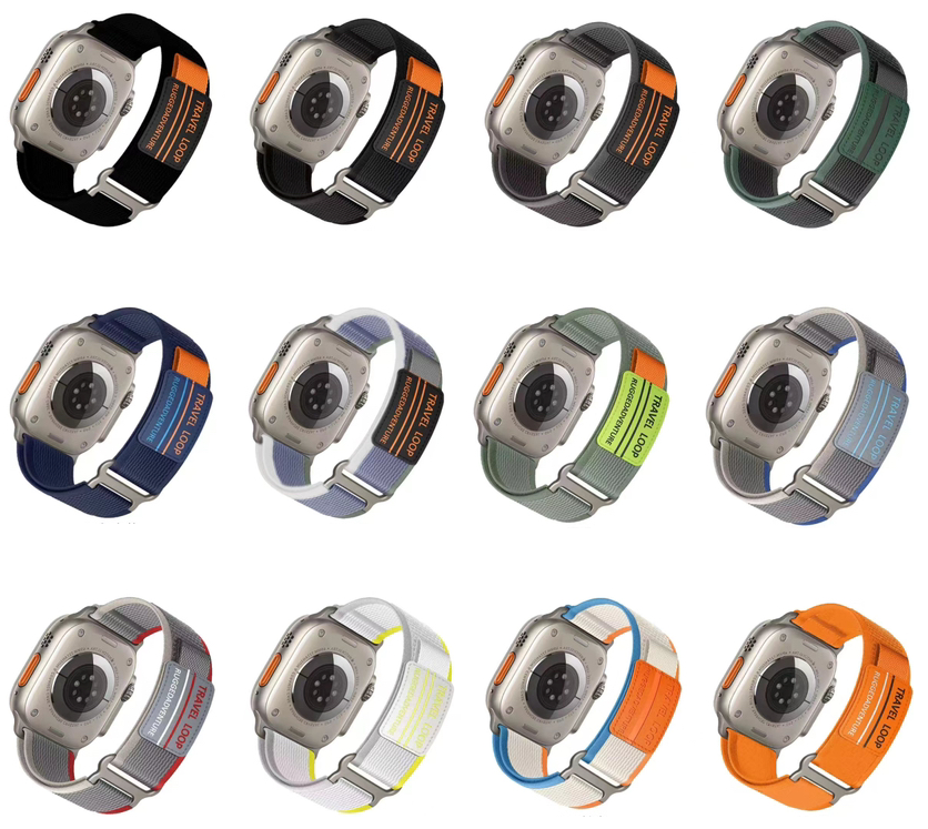 Apple Watch Strap Nylon Sports for Series 11 / 10 / 9 / 8 / 7 | 38-49mm Multiple Colours - product image 1