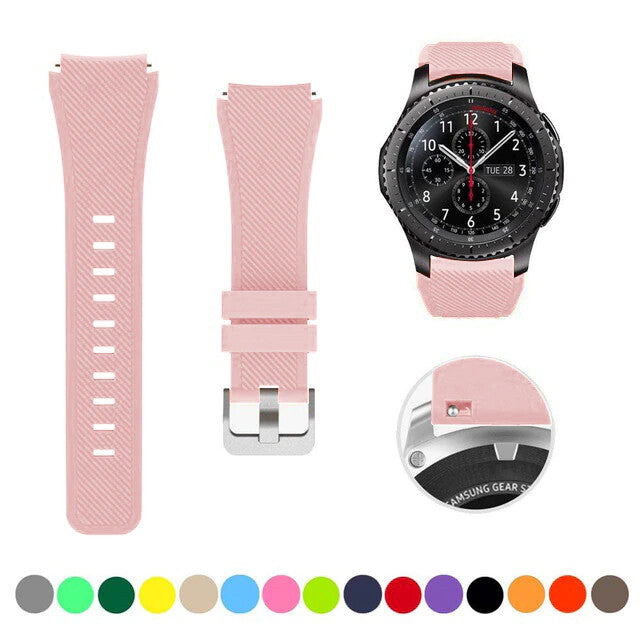20mm 22mm Silicone Watch Strap Rugged Sports Band for Watches Luxury Quality - product image 23