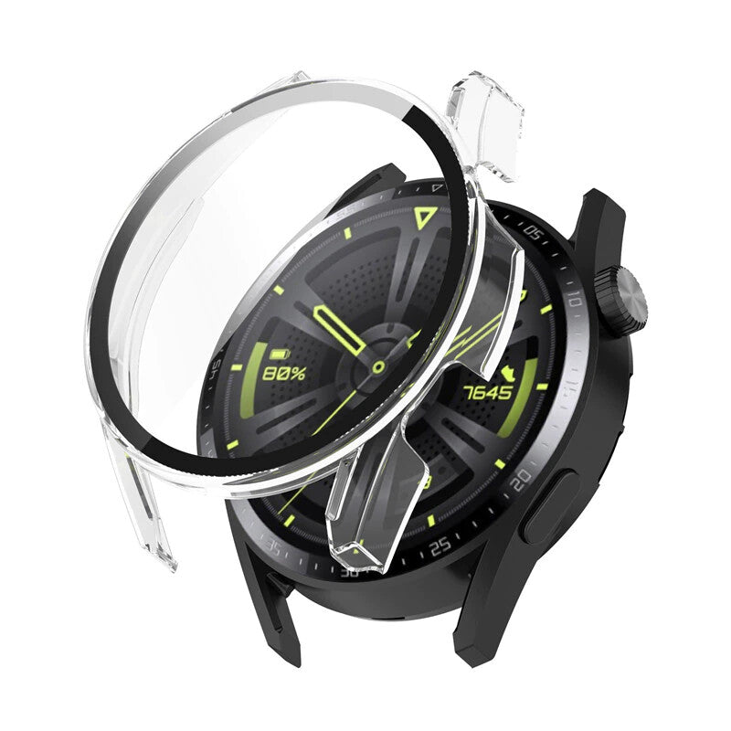 Huawei GT3 Case + Tempered Glass Superior Smartwatch Screen Protector 42mm 44mm - product image 14