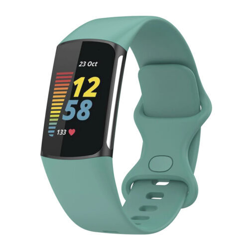 Strap for Fitbit Charge 6 / Charge 5 Watch Soft Silicone Sports Band Luxury Soft - product image 16