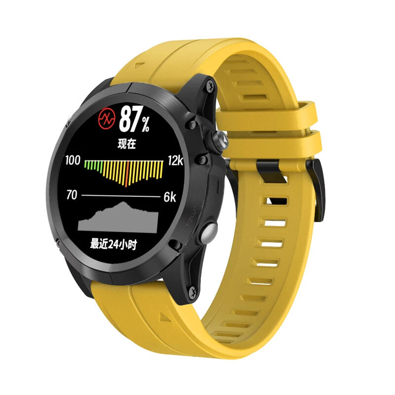 Premium Soft Silicone Garmin Fenix Strap QuickFit 22mm / 26mm – Ultra Comfort - product image 20