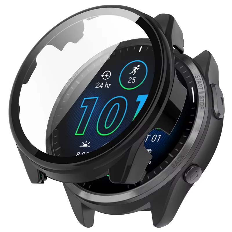 Case for Garmin Forerunner 165 255 265 955 965 970 570 + Glass Screen Protector - product image 3