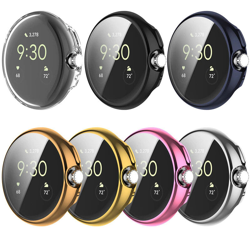 Google Pixel Watch 1 / 2 / 3 Case TPU Cover Screen Protector Bumper 360° Protection - product image 2