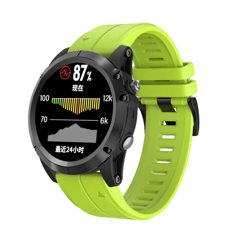 Silicone Watch Strap for Garmin Fenix 8 7 6 × / Pro Epix Gen2 QuickFit 20 / 22 / 26mm - product image 15
