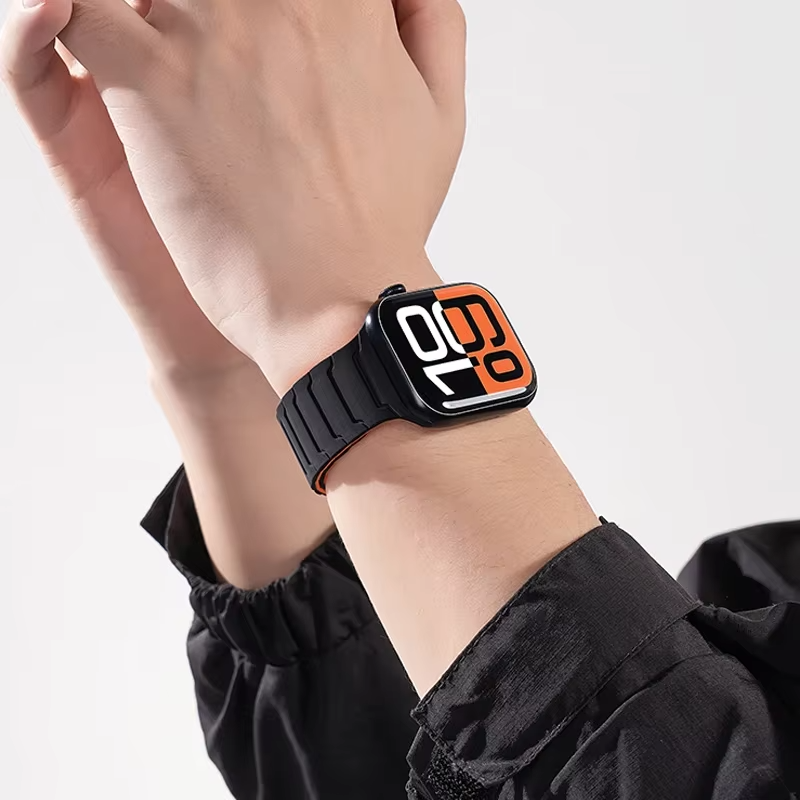 Magnetic Silicone Strap Band for Apple Watch Series 11 10 9 8 7 6 5 SE Ultra - product image 9