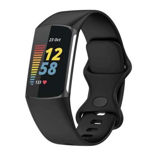 Strap for Fitbit Charge 6 / Charge 5 Watch Soft Silicone Sports Band Luxury Soft - product image 7