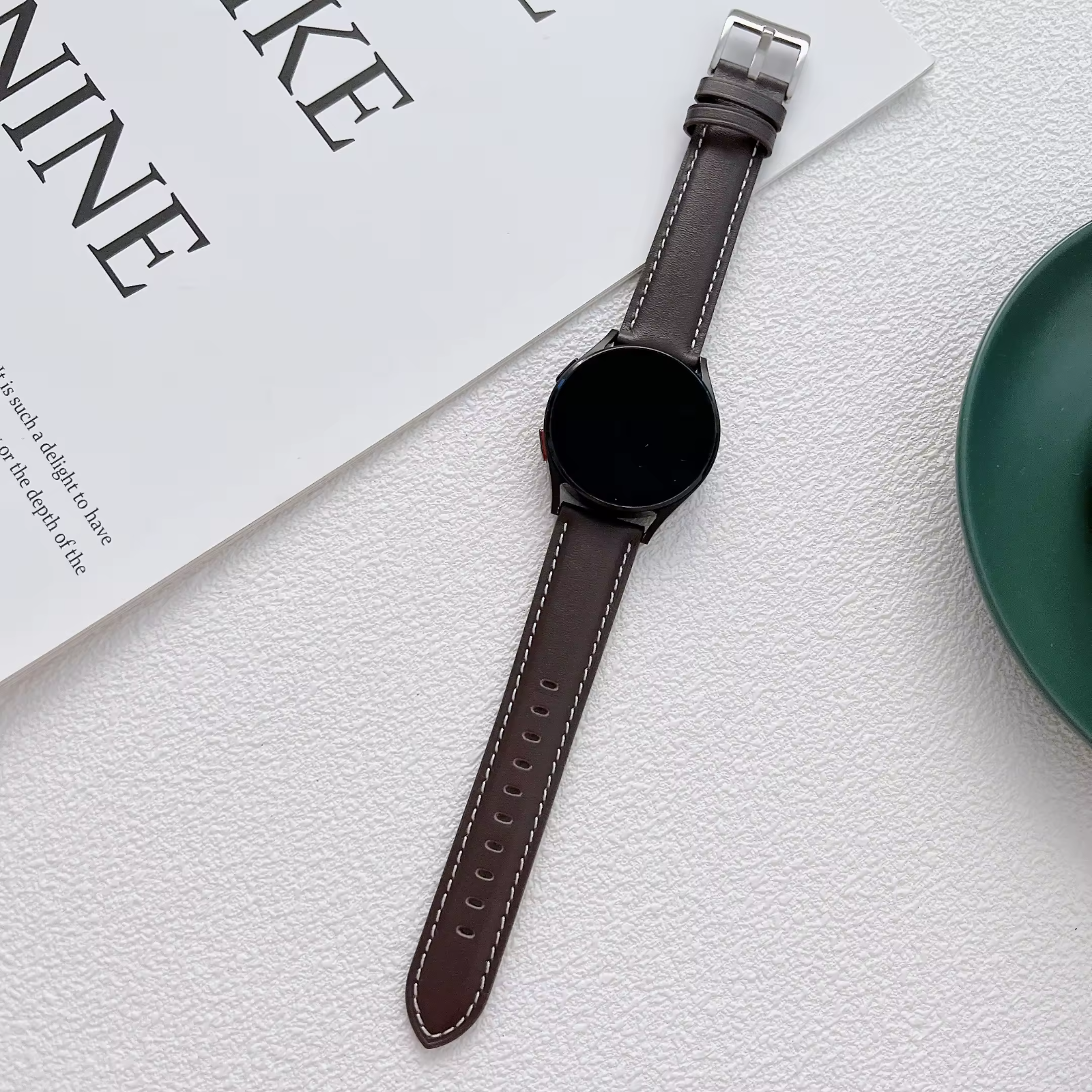 Genuine Leather Watch Strap Band 22mm Quick Release for Bushnell Golf Watches - product image 16